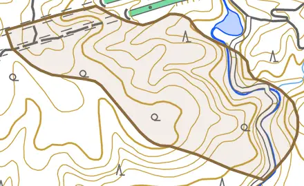 高田町信濃柿とその周辺の地図。町の範囲を重ねている