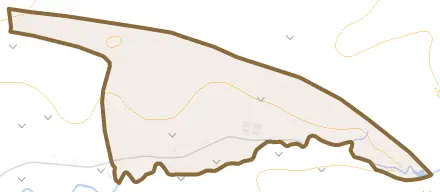 喜門別町とその周辺の地図。町の範囲を重ねている