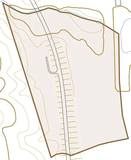 鹿島錦町とその周辺の地図。町の範囲を重ねている