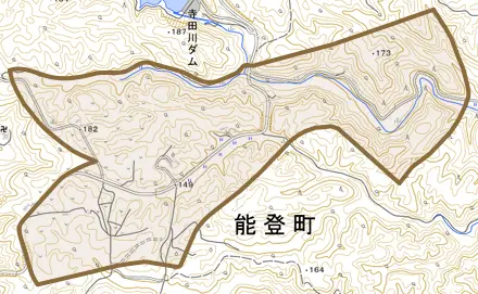 字瑞穂豊ケ丘とその周辺の地図。町の範囲を重ねている