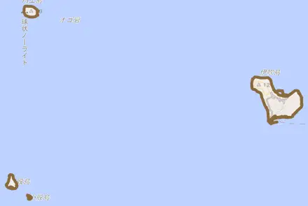 伊吹町とその周辺の地図。町の範囲を重ねている