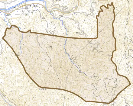 東陽町北とその周辺の地図。町の範囲を重ねている