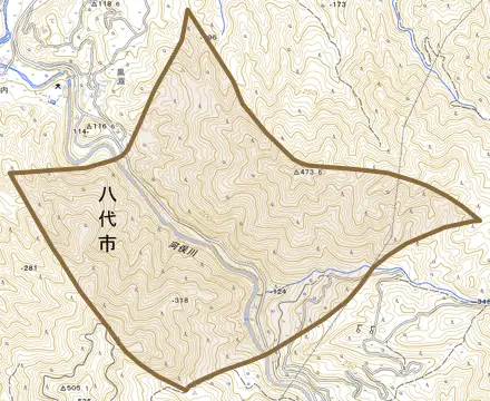 東陽町南とその周辺の地図。町の範囲を重ねている