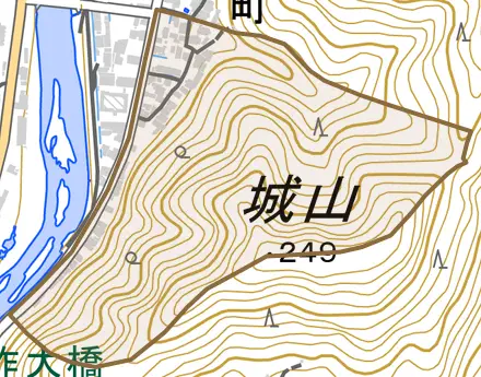 栄町とその周辺の地図。町の範囲を重ねている