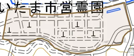 大字加田屋新田とその周辺の地図。町の範囲を重ねている