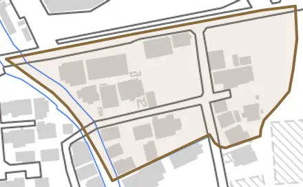 青木(東藤代町)とその周辺の地図。町の範囲を重ねている