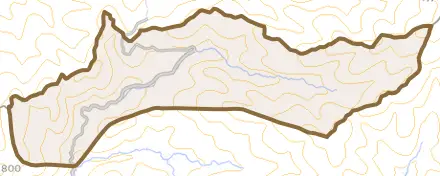 姫路とその周辺の地図。町の範囲を重ねている