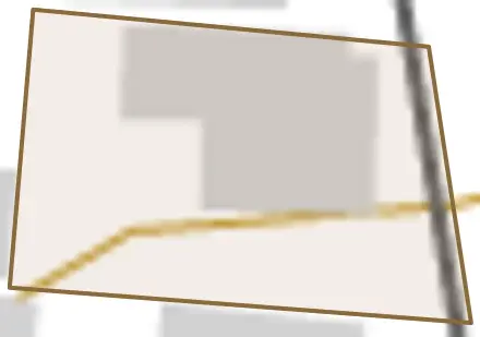 上関とその周辺の地図。町の範囲を重ねている